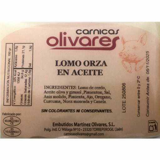 Lomo de Orza en tacos, 1 Kg. aprox. - Imagen 2